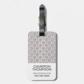 Aangepast  patroon van Photo Centraal Bagagelabel (Achterkant verticaal)