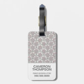 Aangepast  patroon van Photo Centraal Bagagelabel (Achterkant verticaal)