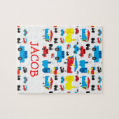 Aangepast patroon voor aangepaste vliegtuigen, tre legpuzzel (Horizontaal)