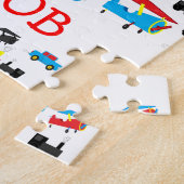 Aangepast patroon voor aangepaste vliegtuigen, tre legpuzzel (Zijkant)