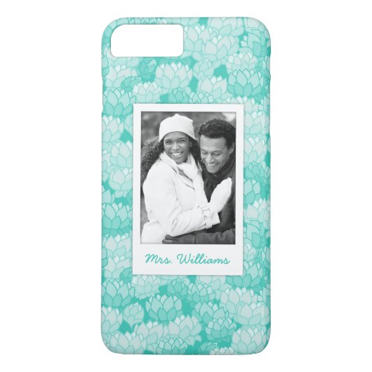 Aangepast patroon voor foto en naam Lotus 2 Case-Mate iPhone Case (Achterkant)