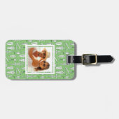 Aangepast patroon voor foto-inktpatroon bagagelabel (Voorkant horizontaal)