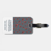 Aangepast patroon voor foto-opname Octopus Bagagelabel (Achterkant horizontaal)