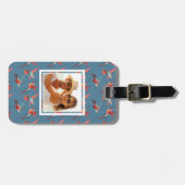 Aangepast patroon voor foto-retro Hummingbird Bagagelabel (Voorkant horizontaal)