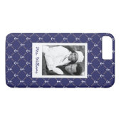Aangepast patroon voor foto's en namen Case-Mate iPhone case (Achterkant (Horizontaal))