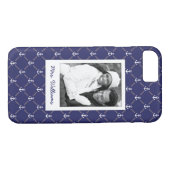 Aangepast patroon voor foto's en namen Case-Mate iPhone case (Achterkant (Horizontaal))