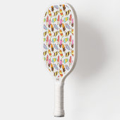 Aangepast patroon voor monogram-ijs-crème pickleball paddle (Links)