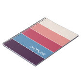 Aangepast patroon voor Multi-Color Block Stripes ( Notitieboek (Linkerzijde)