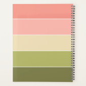 Aangepast patroon voor Multi-Color Block Stripes ( Planner (Achterkant)