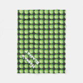 Aangepast patroon voor pet-tennis fleece deken (Voorkant)