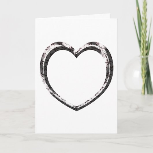 Aangepast patroonhart kaart (Voorkant)