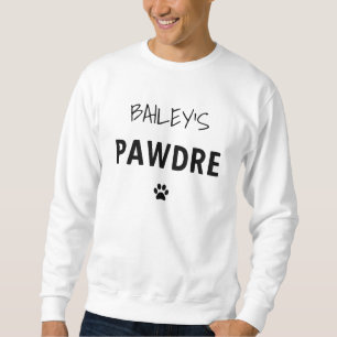 Aangepast pawdre Typografie Dog Dad New Dog Owner Trui