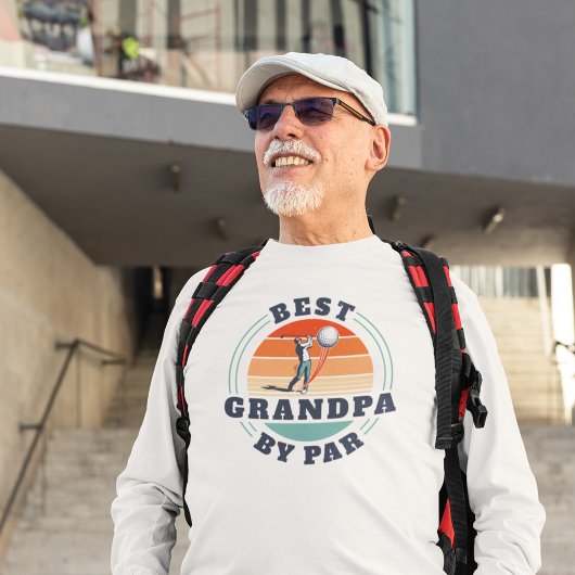 Aangepast pensioen Golf Lover Grandad Cute Retro T-shirt