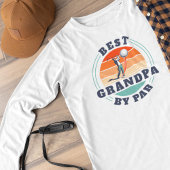 Aangepast pensioen Golf Lover Grandad Cute Retro T-shirt
