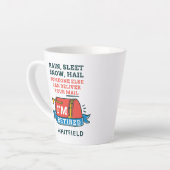 Aangepast pensioen postpersoneel in ruste Postdien Latte Mok (Linkerhoek)