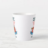 Aangepast pensioen postpersoneel in ruste Postdien Latte Mok (Voorkant)