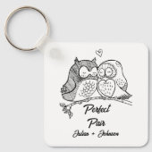 Aangepast perfect paar koppel sleutelhanger (Voorkant)
