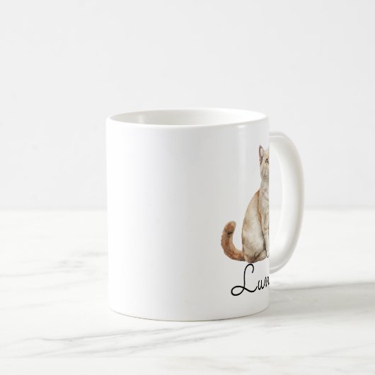 Aangepast| Perfect voor katten op kattendag Koffiemok (Voorkant rechts)