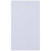 Aangepast periwinkle blauw op witte decoratieve Fl Tafelkleed (Voorkant)