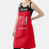 Aangepast personaliseren huishoudelijke keuken kok schort (Insitu)