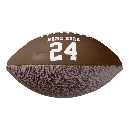 AANGEPAST PERSONALISEREN NUMMER NAAM TYPOGRAFIE AMERICAN FOOTBALL (Gedraaid 270)