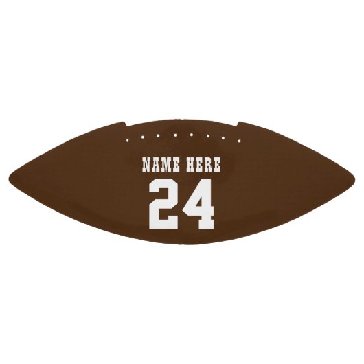 AANGEPAST PERSONALISEREN NUMMER NAAM TYPOGRAFIE AMERICAN FOOTBALL (Paneel)