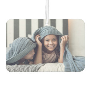 Aangepast personaliseren twee foto's luchtverfrisser