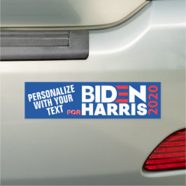 Aangepast personaliseren voor Biden/Harris 2020 Automagneet