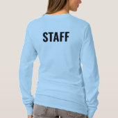 Aangepast personeel van de bemanning t-shirt (Achterkant)