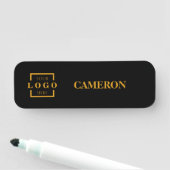 Aangepast personeel van Logo voor elementaire zake Naamplaatje (In situ)