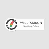 Aangepast personeel voor Logo voor bedrijven Naamplaatje (Voorkant)