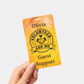 Aangepast personeel voor vrijwilligersactiviteiten badge (Handheld)