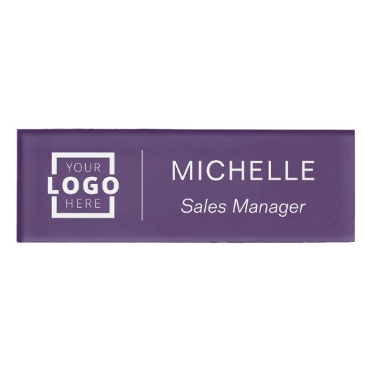 Aangepast personeel voor zakelijke Logo Naambadge (Voorkant)