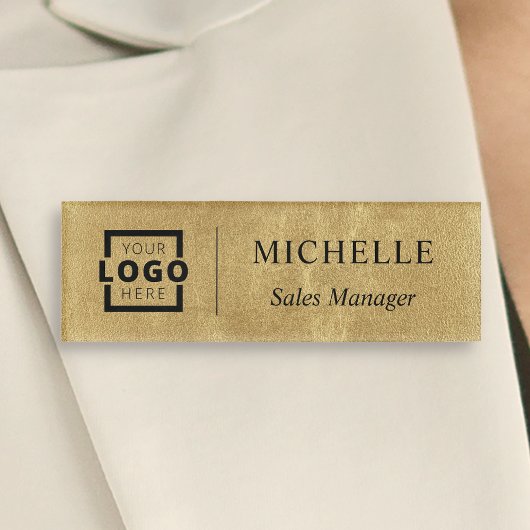 Aangepast personeel voor zakelijke Logo Naambadge