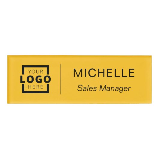 Aangepast personeel voor zakelijke Logo Naambadge (Voorkant)