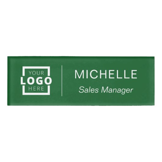 Aangepast personeel voor zakelijke Logo Naambadge (Voorkant)