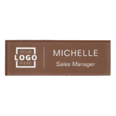 Aangepast personeel voor zakelijke Logo Naambadge (Voorkant)