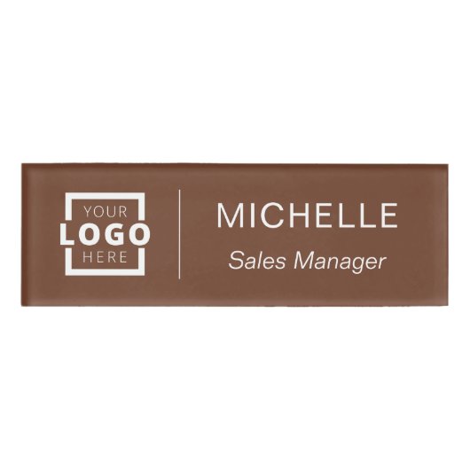 Aangepast personeel voor zakelijke Logo Naambadge (Voorkant)