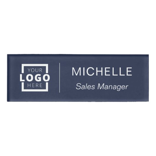 Aangepast personeel voor zakelijke Logo Naambadge (Voorkant)