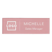 Aangepast personeel voor zakelijke Logo Naambadge (Voorkant)