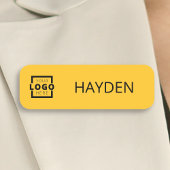 Aangepast personeel voor zakelijke Logo Naamplaatje