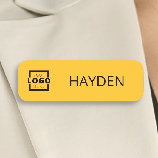 Aangepast personeel voor zakelijke Logo Naamplaatje