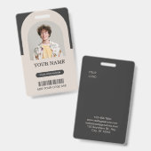 Aangepast personeels-ID-badge Badge (Voor- en achterkant)