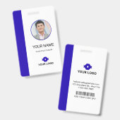 Aangepast personeels-ID-badge Badge (Voor- en achterkant)