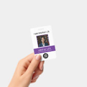 Aangepast personeelsbadge met fotologo, Qrcode Badge (Handheld)