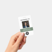 Aangepast personeelsbadge met fotologo, Qrcode Badge (Handheld)