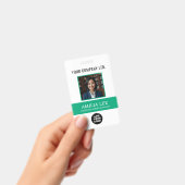 Aangepast personeelsbadge met fotologo, Qrcode Badge (Handheld)