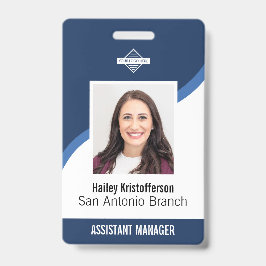 Aangepast personeelslogo Foto ID Naambadge Badge
