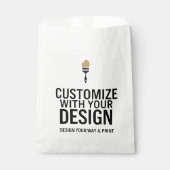 Aangepast Persoonlijk Blank Bedrijfsmerk Bedankzakje (Voorkant)