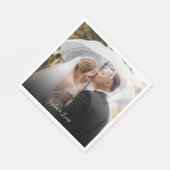 Aangepast, persoonlijk gedrukt fotopapier, servett servet (Hoek)